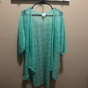 Lularoe Monroe Size Medium Teal Lace